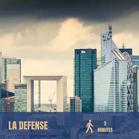 2 Minutes From La Defense - Ideal For 6 Guests Apartment Puteaux